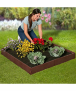 Raised Garden Bed Set Flower Vegetables Seeds Planter Kit Elevated Squar... - $135.82 CAD