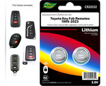 KEY FOB REMOTE ENTRY Batteries (2) for 1999-2023 TOYOTA - CR2032 - FREE S/H - $4.74
