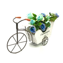 Flowerpot de Rose 3-Wheeled Bicycle w/ Flower Décor - White - £31.92 GBP