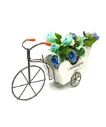 Flowerpot de Rose 3-Wheeled Bicycle w/ Flower Décor - White - £32.14 GBP