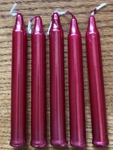 5 Metallic Red Chime (Mini) Ritual Spell Candles! - $3.47