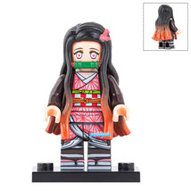 Nezuko Kamado Demon Slayer Kimetsu no Yaiba Lego Compatible Minifigure Bricks - £3.31 GBP