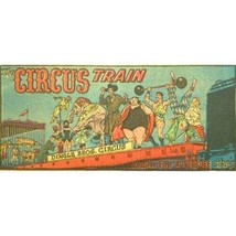 THE CIRCUS TRAIN BILLBOARD GLOSSY STICKER 3&quot;x1.5&quot; - £3.15 GBP