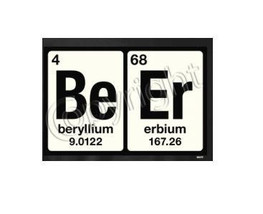 Be Er shirt, chemical mixture cool t-shirt, Beryllium and Erbium BEER T ... - £11.21 GBP