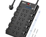 Power Strip Surge Protector, Charging Station 22 Outlets With 45W Type-C... - £74.69 GBP