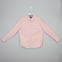 Aeropostale Men&#39;s Button Front Shirt Pink Long Sleeve XL - $11.41