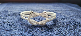 New Bracelet White Rhinestone Infinity Beautiful Dressy Classy Collectible Nice - £11.98 GBP