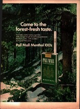 Pall Mall Menthol 100&#39;s Filter Cigarettes Vintage 1968 Magazine Print Ad a3 - £21.51 GBP