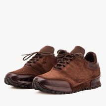 The Hudson Brown Suede Men Sneaker image 2