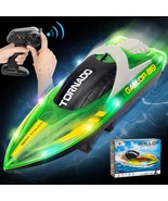 Rc Boat For Kids 8-12, 15+ Mph Fast Remote Control Boat With Led Lights,... - $49.99