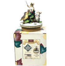 Fitz and Floyd Charming Tails Candletoppers #2002 Everybody Sing w/ Orig... - £14.06 GBP