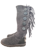 Ugg knitted fringed boots US7, EU 38, UK 5 - $65.00