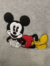 Walt Disney World Mickey Mouse Embroidered Pullover Fleece Sweatshirt Hoodie L  - £21.74 GBP
