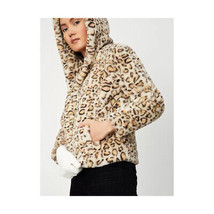 Gigio&#39;s  Leopard Print Bomber Jacket   with Hoodie for Women Soft Fluffy... - £39.90 GBP