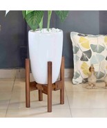 Adjustable Plant Stand, Acacia wood Pot Holder, Pot &amp; Plant NOT Included. - $744.61 MXN