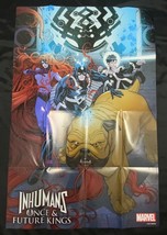 Inhumans Once &amp; Future Kings 24x36 Inch Poster Marvel 2017 Lockjaw Black... - £7.73 GBP