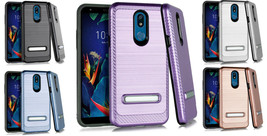 TG + Metal Stand Cover Case for LG Xpression Plus 2 LM-X420 (2019) - $7.87+