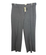 Ann Taylor LOFT Trouser Dress Pants Laura Gray Size 12 Wide Leg NEW Corp... - $744.72 MXN