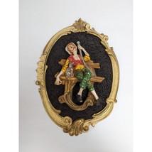 Vintage Empire 3D Wall Art 825 B Italy Picture Man Hunting 16&quot; X 11&quot; - £31.94 GBP
