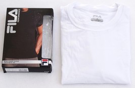 Fila Performance White Short Sleeve Crew Neck Tee Shirt New in Package M... - $14.99