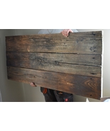 Reclaimed Wood Wall Panel | Rustic Handmade Wooden Decor | Custom Size E... - $1,158.28 MXN+