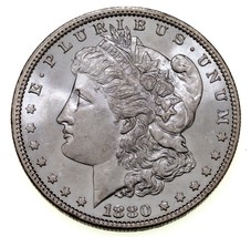 1880 Morgan Dollar IN Auswahl Bu Zustand, Toller Ösen Appeal, Volle Luster - $103.94