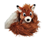 DISNEY PARKS FOX &amp; THE HOUND TODD W 42&quot; LONG TAIL STUFFED ANIMAL PLUSH TOY - $56.05