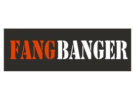 Vampire Fang banger Bumper Sticker or Helmet Sticker MADE IN THE USA D115 - $1.39+