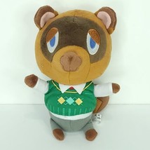 Animal Crossing New Horizons Tom Nook Green Outfit Racoon Plush 7.5in - $19.79