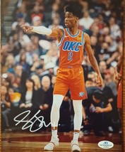 Shai Gilgeous-Alexander Signed Autographed 8x10 Photo NBA Thunder COA - £94.66 GBP
