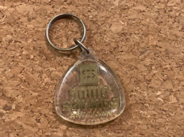 Vintage  Home Savings and Loan Bank Lucite Keychain Collectible - $8.51