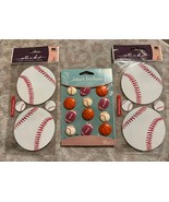 NIP Jolee’s EK Success Sticko Baseball Sports Stickers Football Basketba... - $20.60 CAD