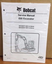 Bobcat E85 Compact Excavator Service Manual Shop Repair Book Part # 6990617 - $64.40