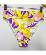 BCBGeneration Womens Give It A Swirl Printed High-Waist Swim Bikini Bott... - £19.38 GBP