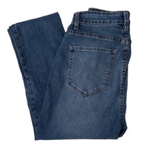 Nature Denim Skinny Blue Jeans Distressed Torn Knees - Size 7 / 27 - $14.52