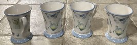 4  Marjolein Bastin Mug &quot;Blue Skies&quot;, &quot;Butterflies&quot;, &quot;Tender Blue Flower... - $30.79