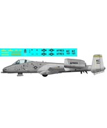 1/144 PLASTIC 4D MODEL KIT FAIRCHILD REPUBLIC A-10 THUNDERBOLT II &quot;WARTHOG&quot; - $296.93 MXN