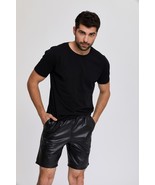 Biker Gym Unique 100% Leather  Genuine Boxer Lambskin Men Stylish Black ... - $129.16 CAD+