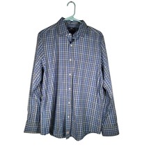 Vineyard Vines Shirt Mens Medium Classic Fit Murray Blue Plaid Checks Bu... - $29.00