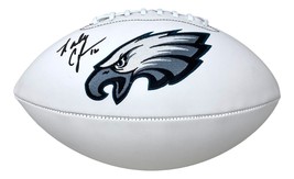 Randall Cunningham Signé Philadelphia Eagles Wilson Logo Football Bas - $155.19