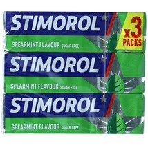 Stimorol Chewing Gum: SPEARMINT -Pack of 3 -Made in Denmark FREE SHIPPING - £7.48 GBP