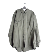 Levi Strauss &amp; Co. Two Horse Brand Long Sleeve Button Down Mens XL Army ... - £16.59 GBP