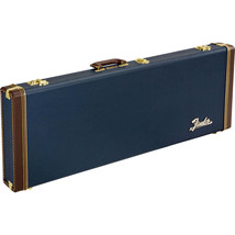 Fender Classic Series Stratocaster/Telecaster Wood Case in Navy Blue - £292.33 GBP