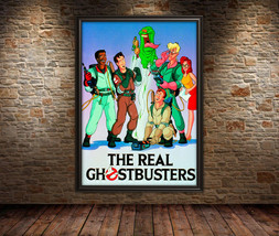 GHOSTBUSTERS Movie Poster - Ghostbusters Wall Art Deco - Slimer Wall Poster - $4.81