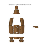 2021 Release 21 CC Swim Platform Cockpit Pad Boat EVA Foam Faux Teak Flo... - $1,360.41 CAD