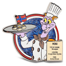 Disney Figment Chef in Norway Epcot Food &amp; Wine Festival Limited Release pin - £10.90 GBP