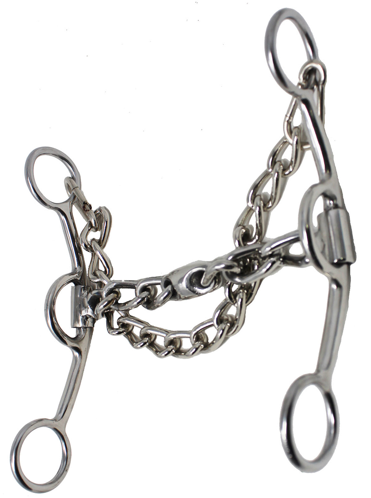 Horse Stainless Steel Western 5-3/4&quot; Chain Gag Bit w/ Lozenge 35618D - $29.69