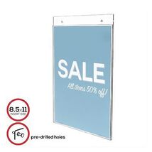 Deflect-O Classic Wall Mount Sign Holder, 8.5" x 11" (68201), 079916682013  - $2.19