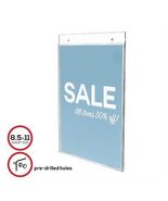 Deflect-O Classic Wall Mount Sign Holder, 8.5" x 11" (68201), 079916682013  - $2.19