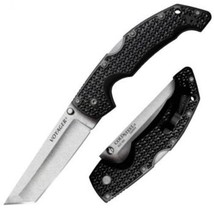 Cold Steel Large Voyager Tanto Point Plain AUS 10A Folding Ambidextrous Knife - $54.63